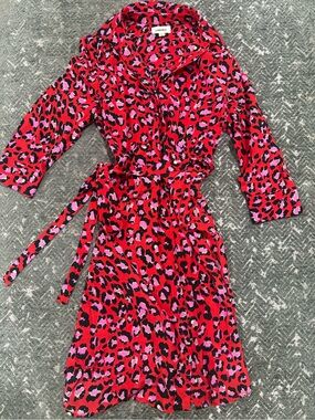 L'Agence Stella Silk Crepe Shirtdress (XS)